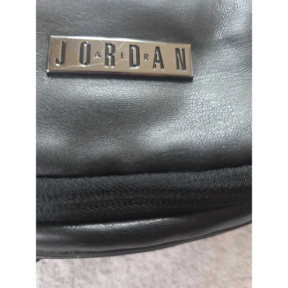 Jordan AJ Regal Black Crossbody Bag 2016 9A0138-KR5 - Very Good/Strap Fray Repai